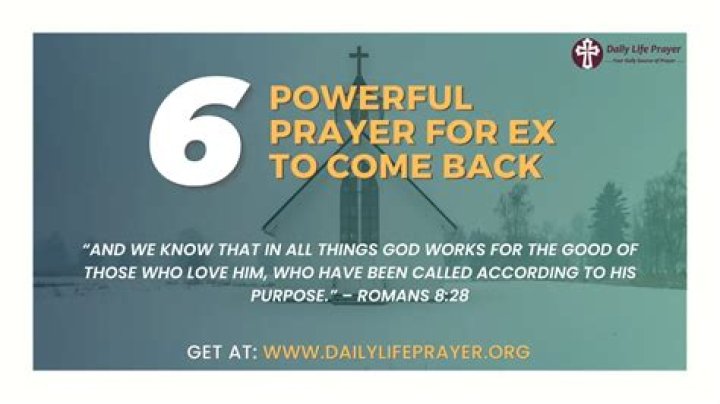 Prayer For Ex To Return